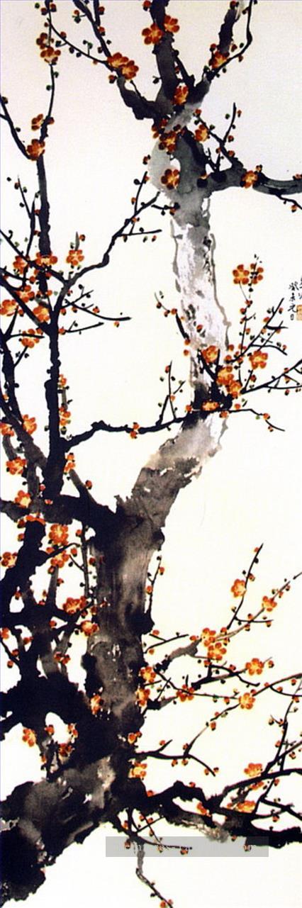 XU Beihong Plum Blossom ancienne encre de Chine Peintures à l'huile
